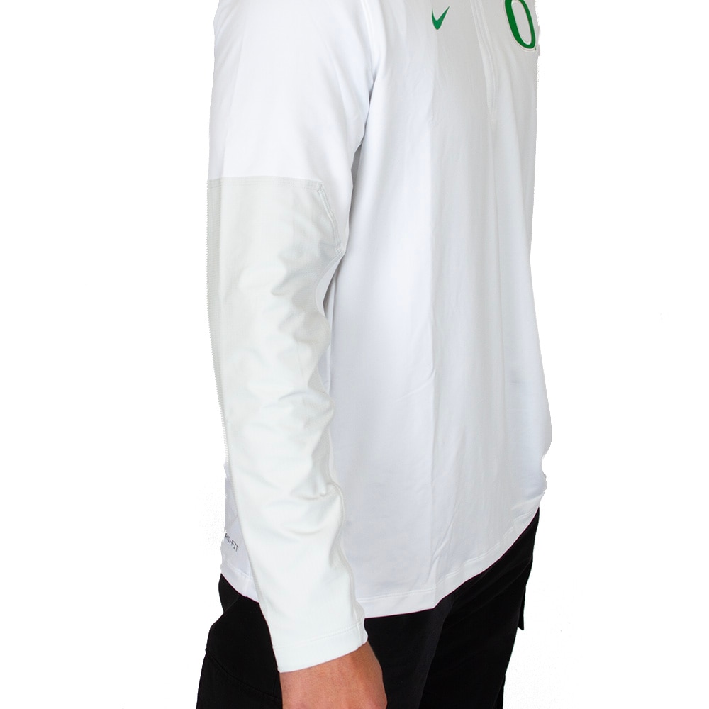 Classic Oregon O, Nike, Grey, Pullover, Performance/Dri-FIT, Men, Football, Midweight, Coaches, Pullover, Sweatshirt, 926073